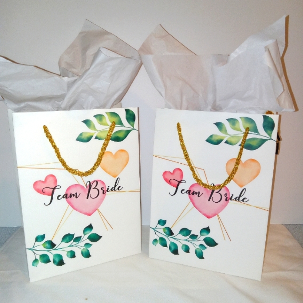 Wedding gift bags set of 16